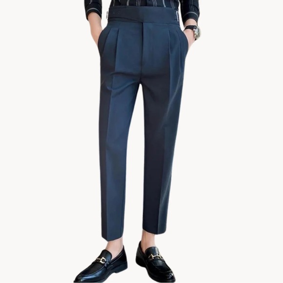 Men's Gurkha Navy Trousers - Picture 2 of 4